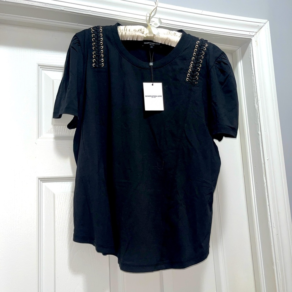Generation Love Naia lace up top